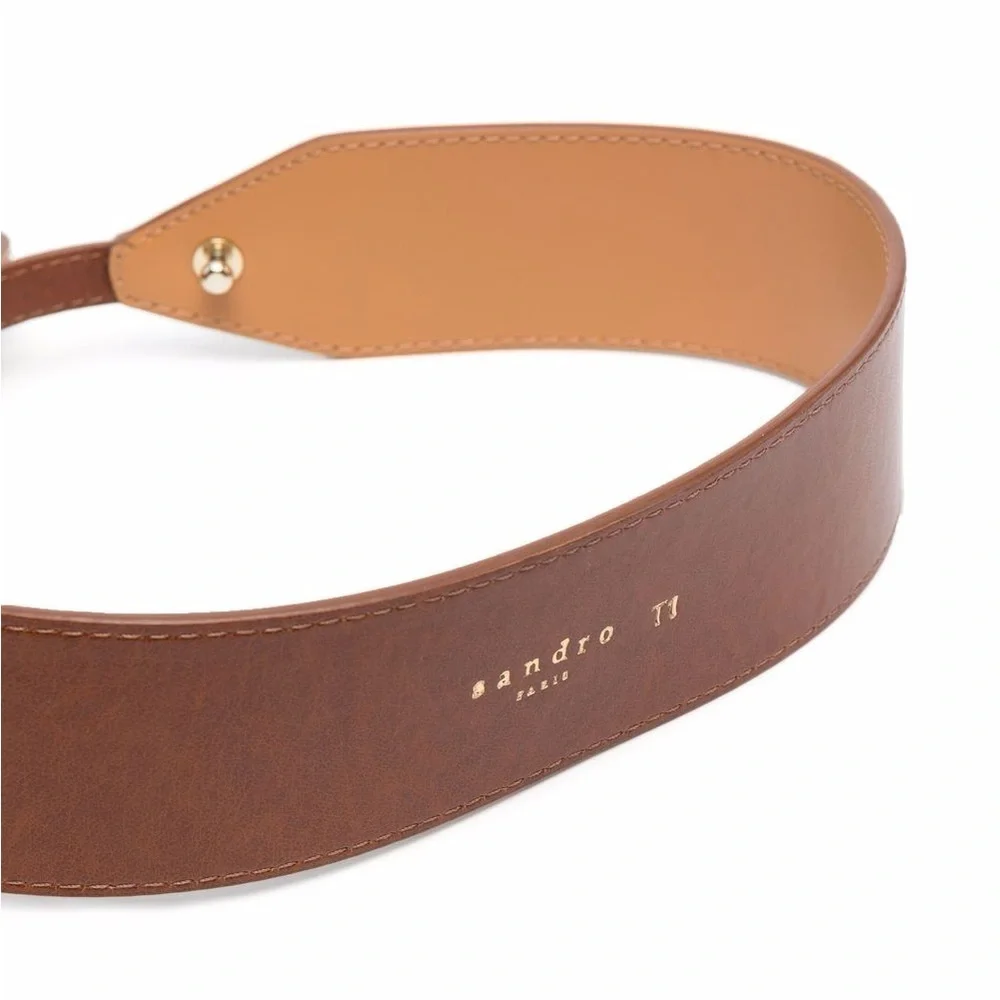 NWT Sandro Galvanized Chain Embellished Belt - sz 1